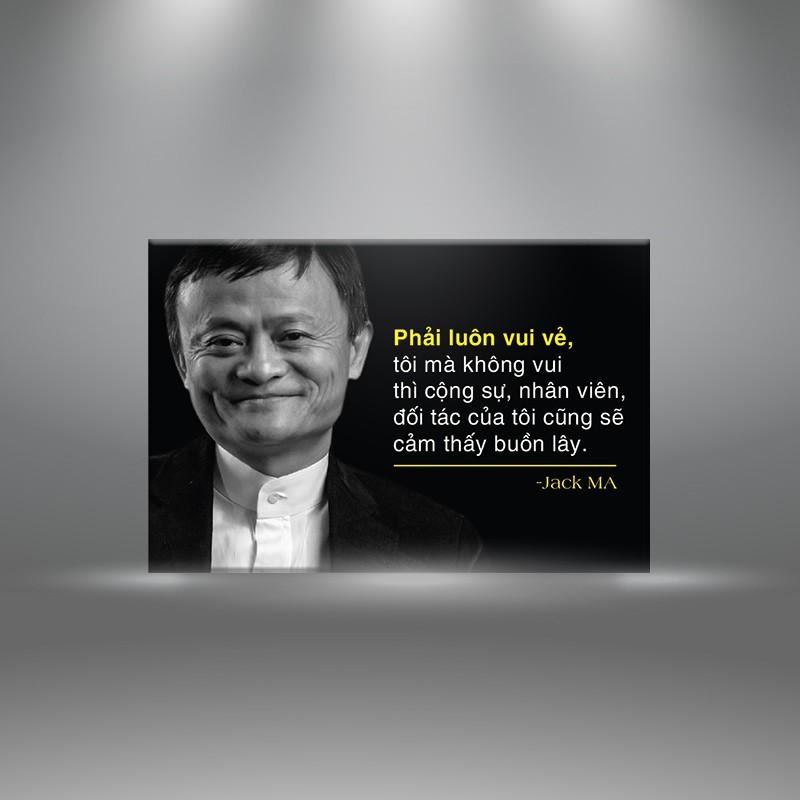 Tranh trích dẫn “Phải luôn vui vẻ trong công việc” – W336
