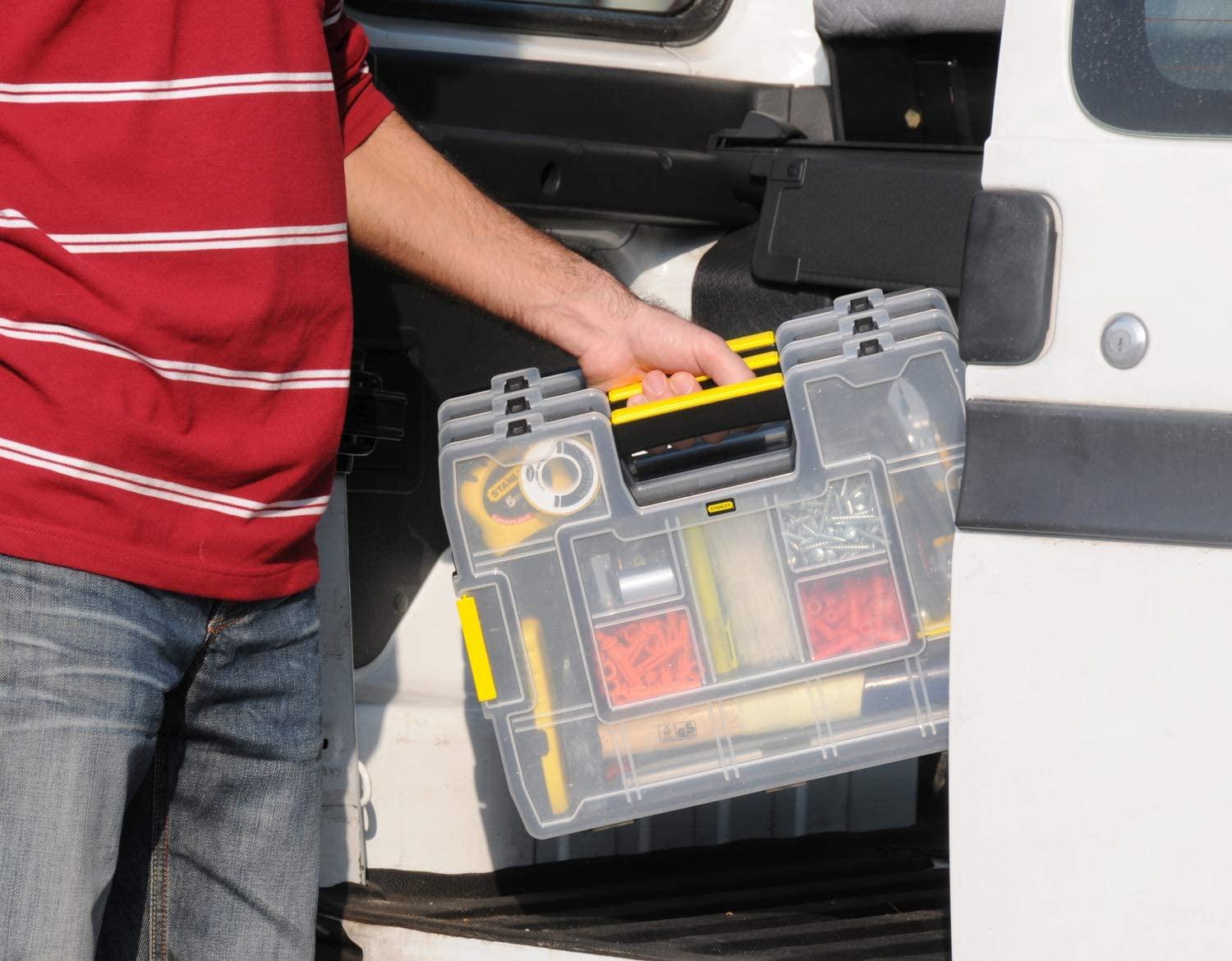 HỘP NHỰA ĐỰNG MŨI KHOAN, ỐC VÍT 14 NGĂN CM STANLEY 1-97-483 - HÀNG CHÍNH HÃNG