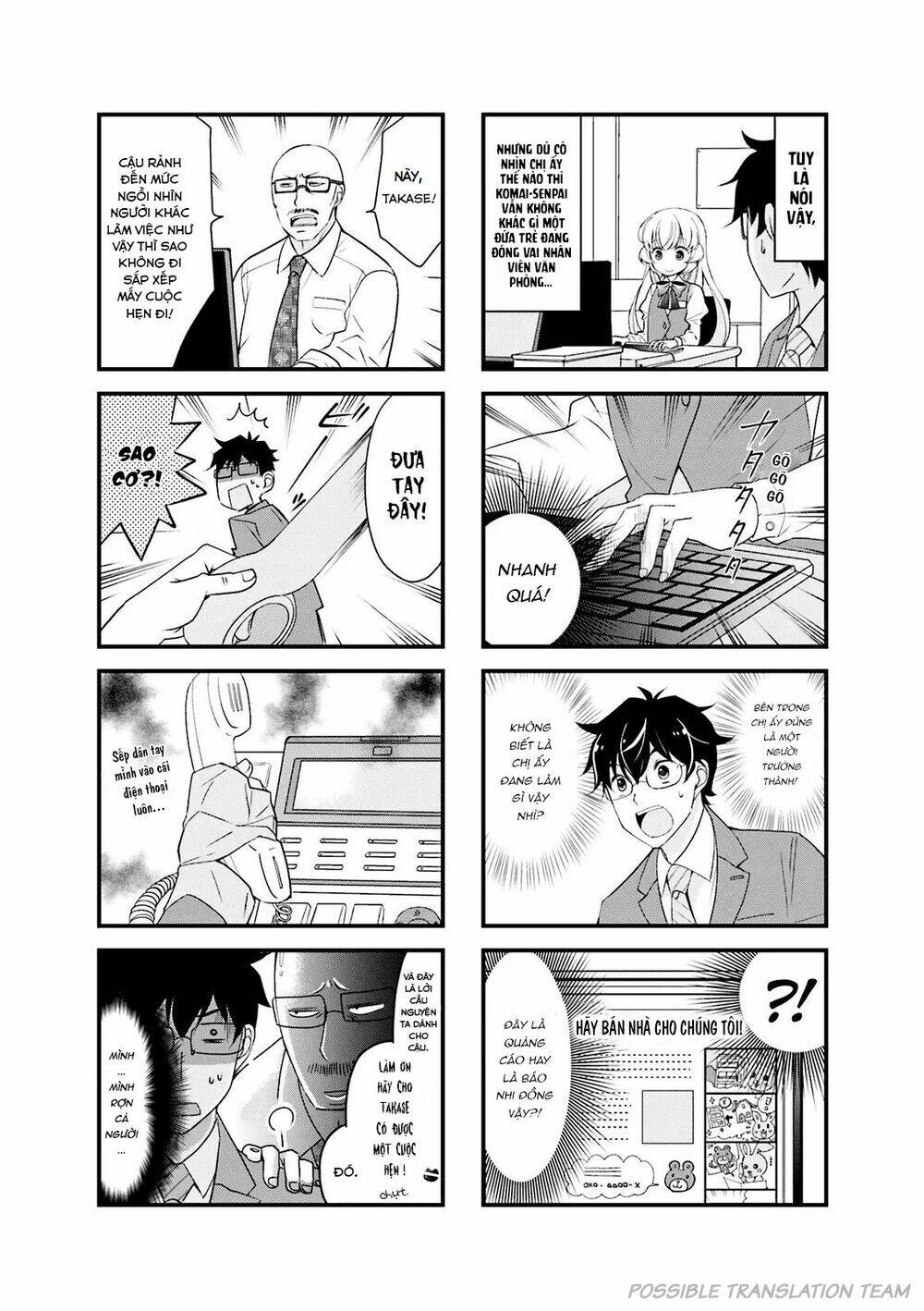 senpai nhỏ nhắn của tôi rất dễ thương chapter 4 4