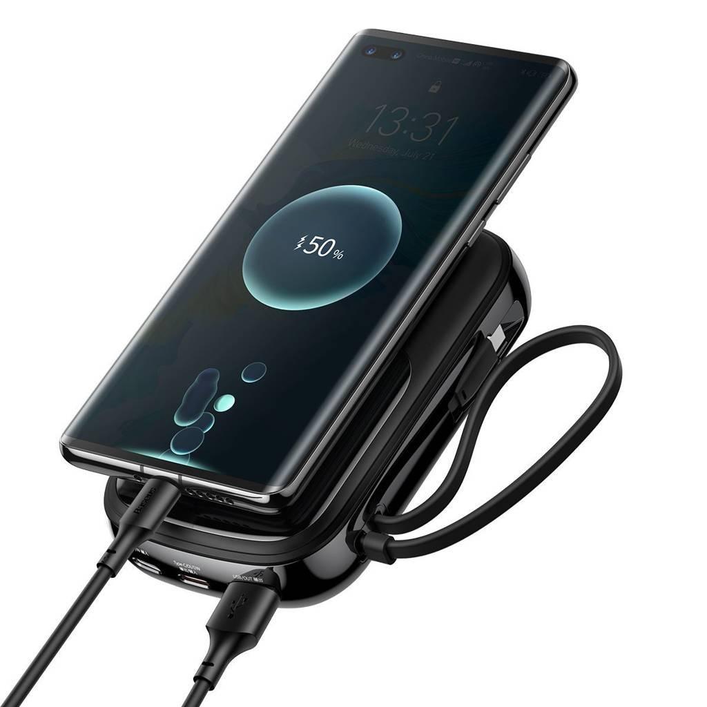 Pin sạc dự phòng sạc nhanh Baseus Qpow Digital Display 20000mAh (22.5W/ 5A , USB+Type C Port, QC/ PD Quick Charging) -Hàng Chính Hãng