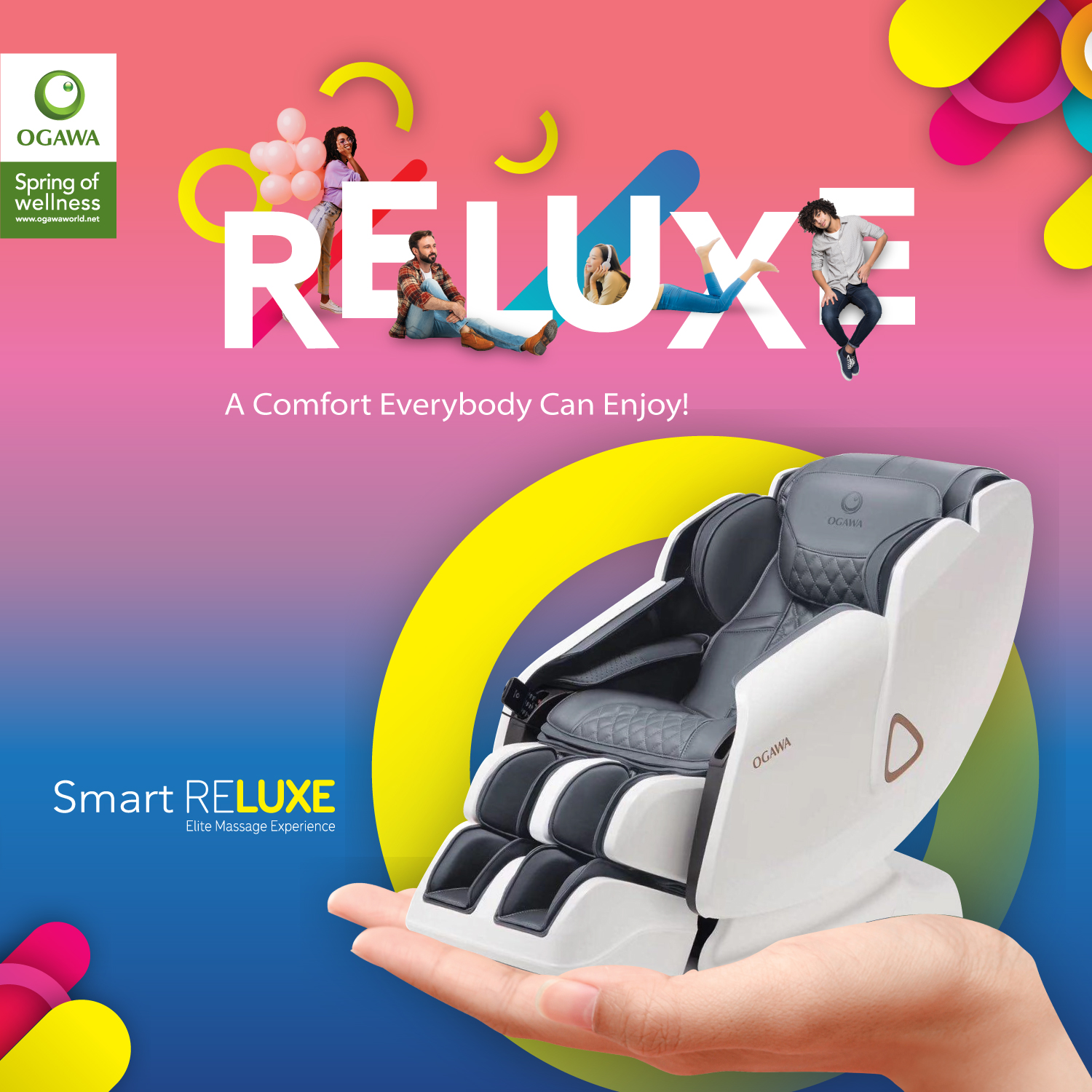 Ghế massage toàn thân Smart Reluxe