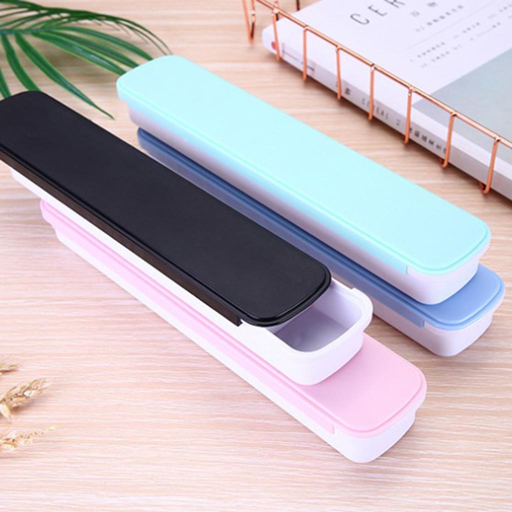 2 Pieces Portable Travel Tableware Storage Boxes for Flatware