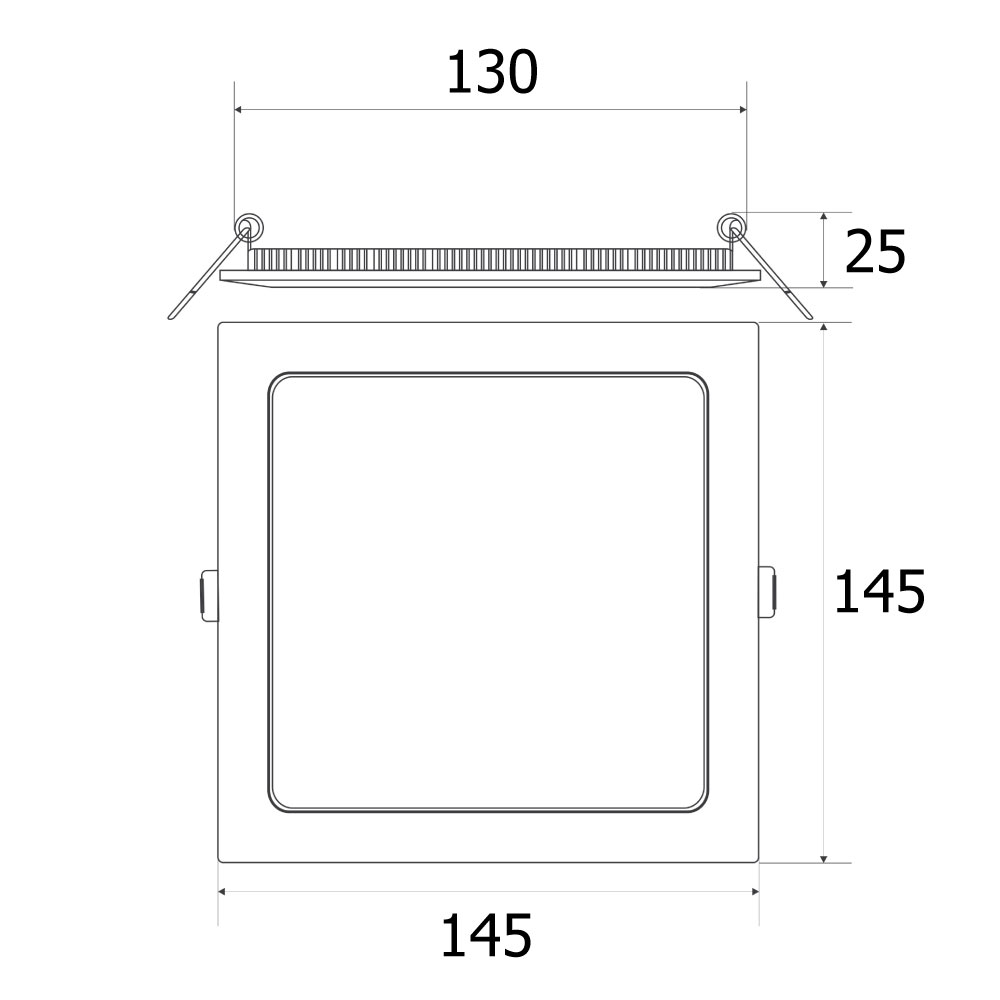 LED panel mỏng Robot RUS145-9W - Hàng chính hãng