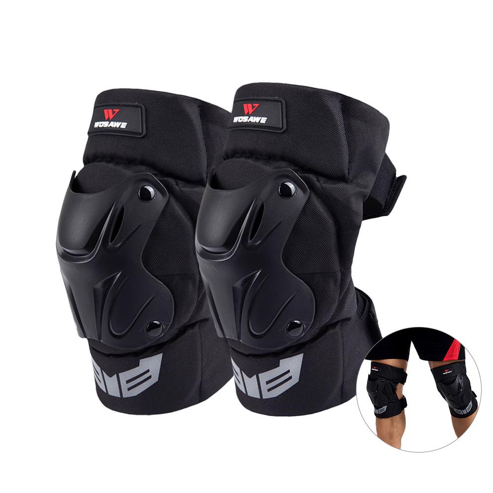 Nẹp bảo vệ đầu gối WOSAWE được làm từ chất liệu vải oxford cao cấp với lớp vỏ PE chắc chắn, chống va đập,lớp đệm thoải mái