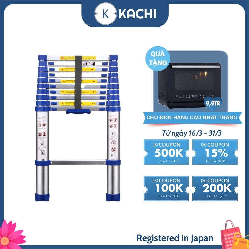 Thang Nhôm Rút Kachi MK238 4.4M