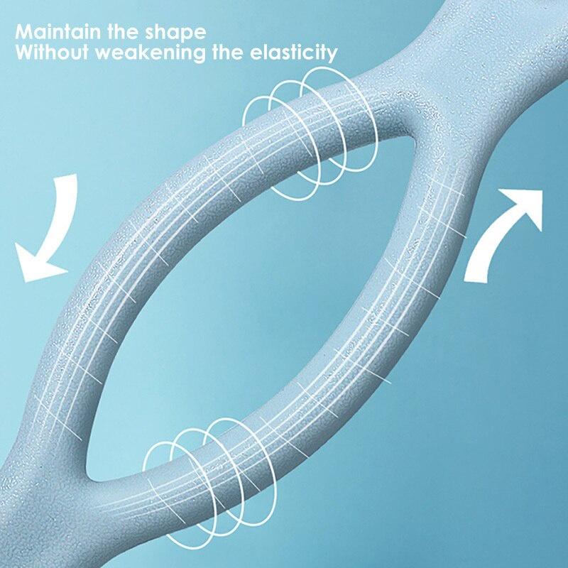 Bazi Yoga Belt Gym Equipment Stretching Muscle Training Open Shoulders Beautiful Back Stretching Fitness Belt Exercise At Home