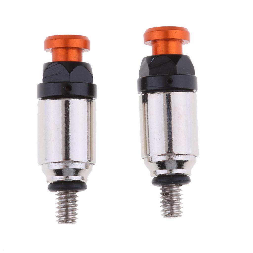 Blue M4 x 0.7mm Dirt Bike Fork Air Bleeder Pressure Relief Valve for
