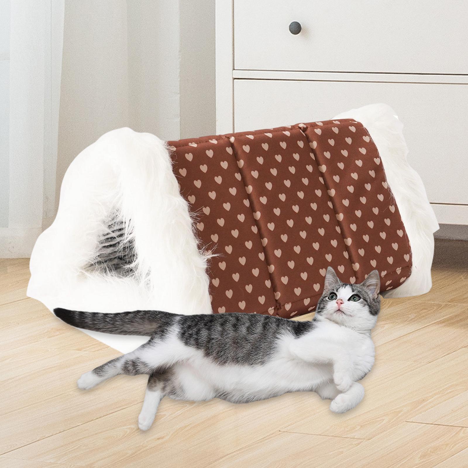 Dog Tent Cave Pet Bed Cat Warm House for Indoor Cats Small Medium Dogs