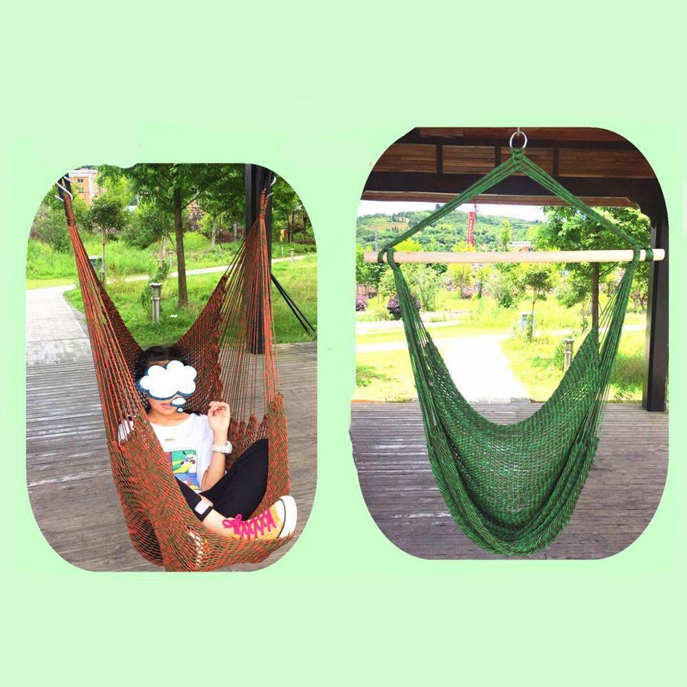 Đĩa Đơn-Người Võng Trại Cam Đồ Treo Ghế Xoay Có Thể Lựa Chọn Đế Gỗ Và Gối Nội Thất Phòng Ngủ