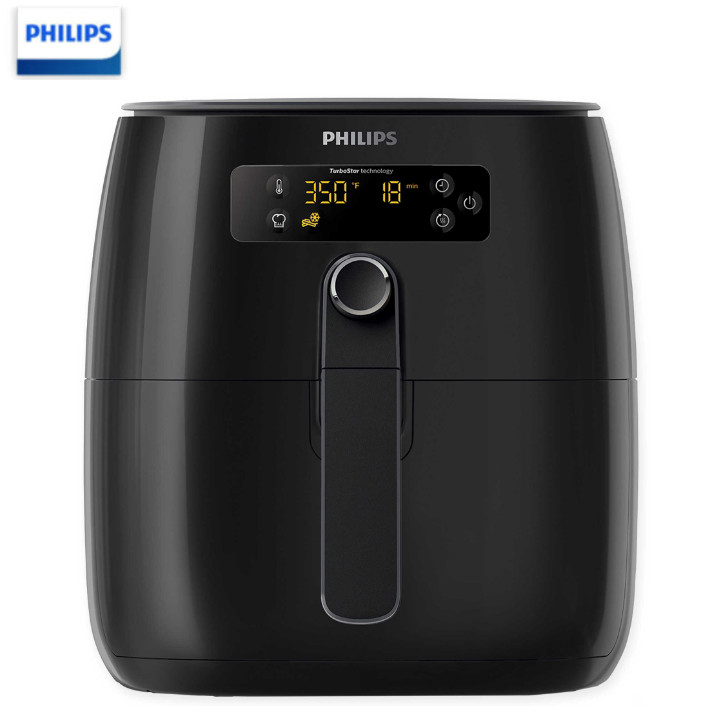 Nồi chiên không dầu điện tử nhãn hiệu Philips HD9741 dung tích 3 lít, công suất tối đa 1500W - Hàng Nhập Khẩu