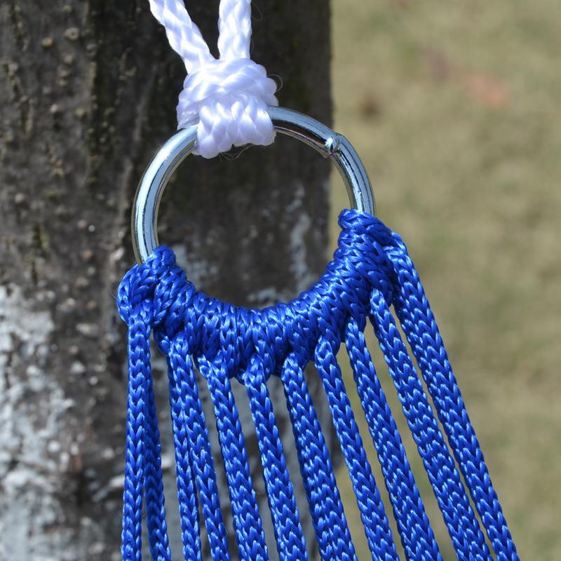 Ngoài Trời 9-Bằng Nylon Dây Võng Trong Nhà Lưới Võng Di Động Đơn Giản Võng Ghế Xoay