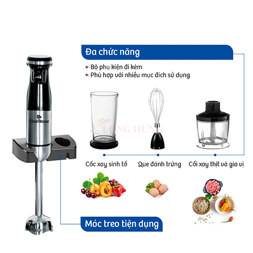 Máy xay sinh tố cầm tay Bluestone BLB-5268 - Hàng chính hãng