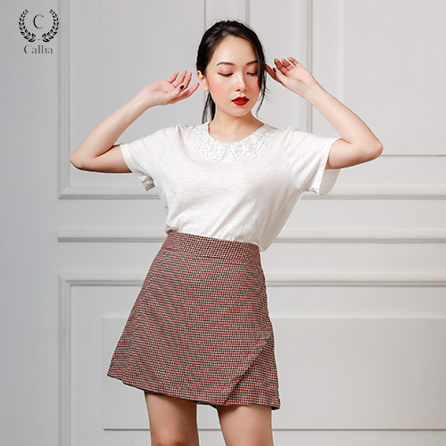 Quần váy nữ Callia đắp chéo Lila