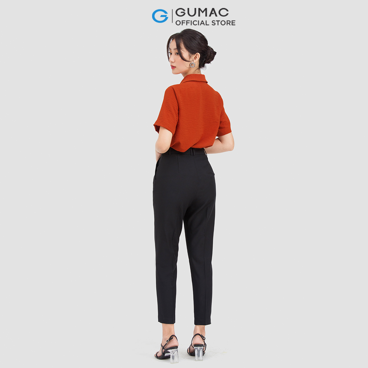 Áo sơ mi nữ GUMAC AC06051 tay ngắn