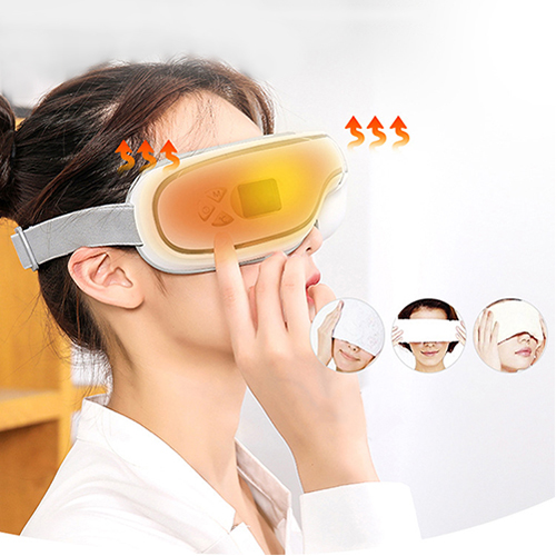 Hình ảnh Máy massage mắt xoa bóp áp suất khí có nhiệt sưởi YIJIA YJ-518 - Kết nối bluetooth nghe nhạc. Hỗ trợ trị đau mỏi mắt, thâm quầng mắt