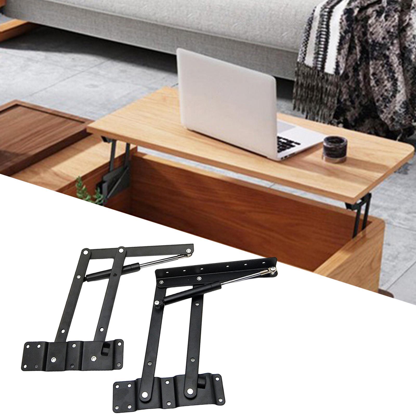 2 Pieces Folding Table Lifting  Gas Hydraulic Hinge Hardware for