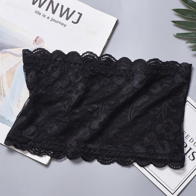 Áo bra quây áo ống REN KHÔNG DÂY, loại có đệm tháo dời được &amp; có 3 móc cài sau và Loại ko đệm, ko móc cài sau mềm mại, thoáng mát Nữ Women Ong Tua Rua