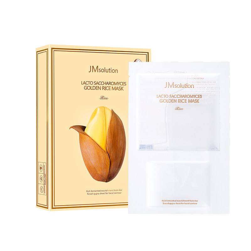 Mặt Nạ Dưỡng Sáng Da Chiết Xuất Gạo Vàng JM Solution Lacto Saccharomyces Golden Rice Mask 30ml