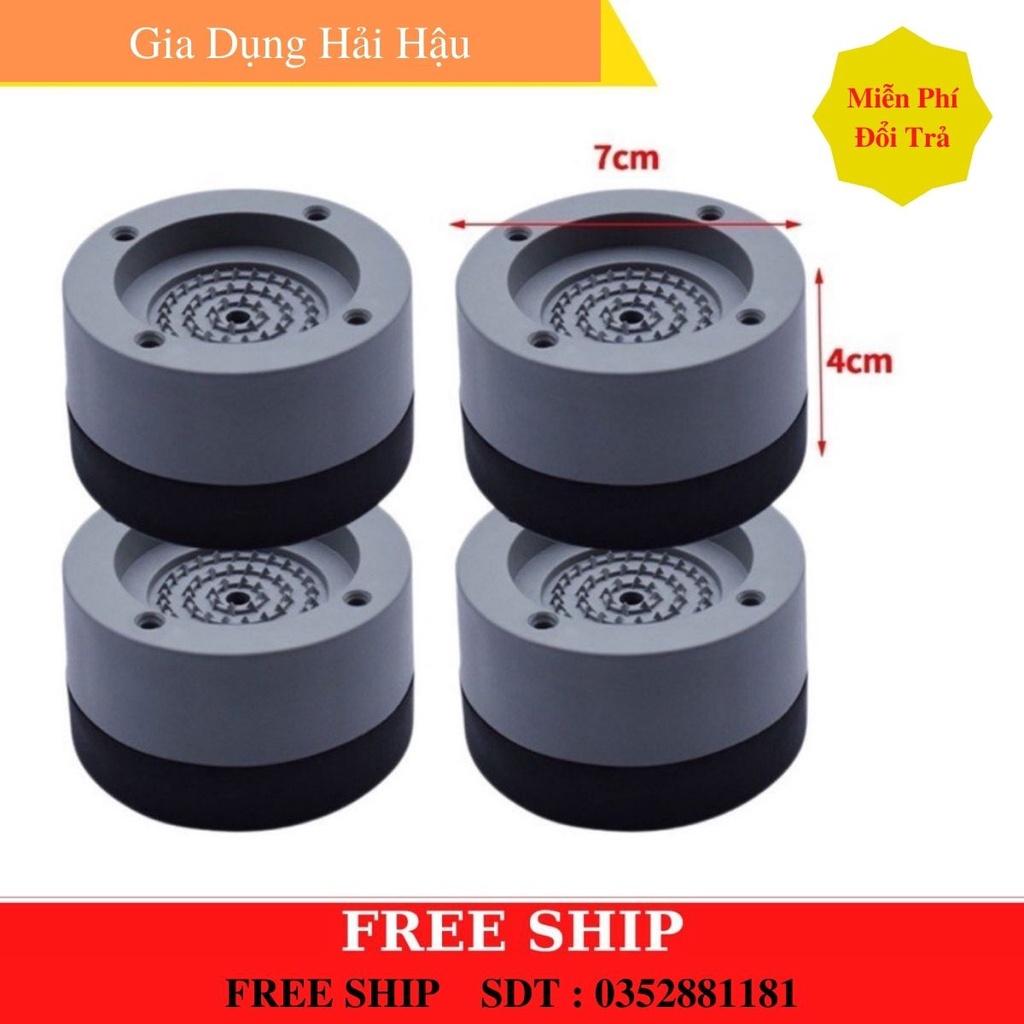 Đế chống rung máy giặt, chân máy giặt chân bàn 4 miếng cao su cao cấp. Chống rung chống ồn chống trơn trượt