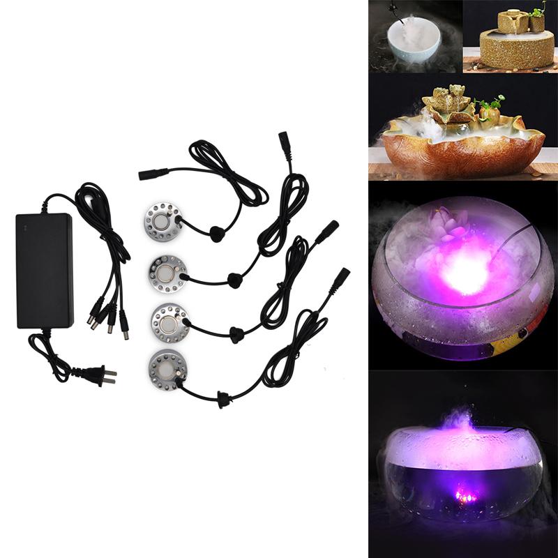 Máy Phun Sương Tạo Phun Sương Tạo Ẩm Hình Ếch Con Vòi Phun Nước Ao Sương Mù Máy Atomizer Máy Tạo Độ Ẩm Không Khí Với 12 Đèn LED Đổi Màu Phích Cắm US