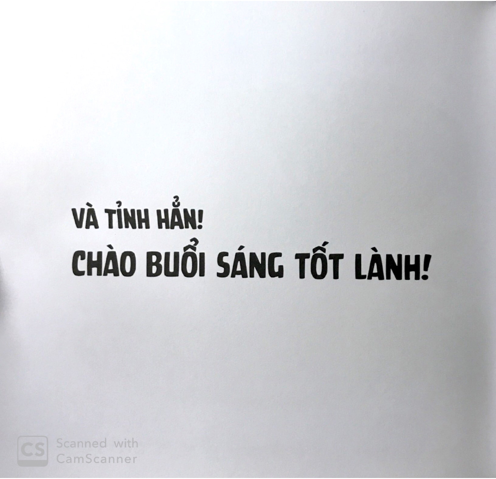 Sách - Chào buổi sáng tốt lành