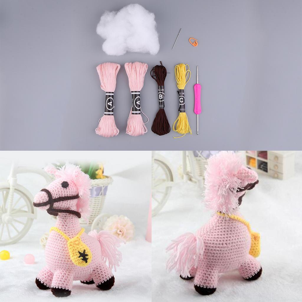 Doll Toy Crochet Kit DIY Making Easy to Learn Children Gift