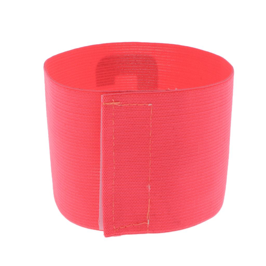 Captain Armband Football Soccer Sports Adjustable Arm Bands Fluorescent