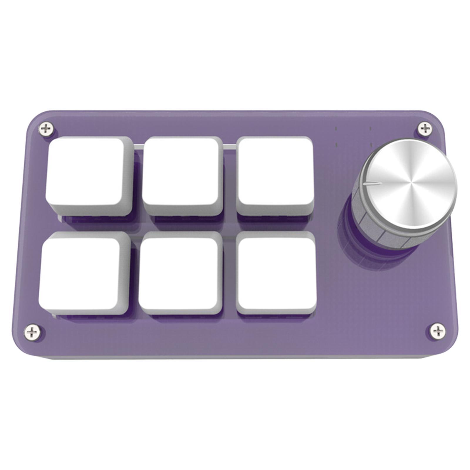 Mini Wired Mechanical Keyboard Custom Keypad for E-Sports Drawing PC