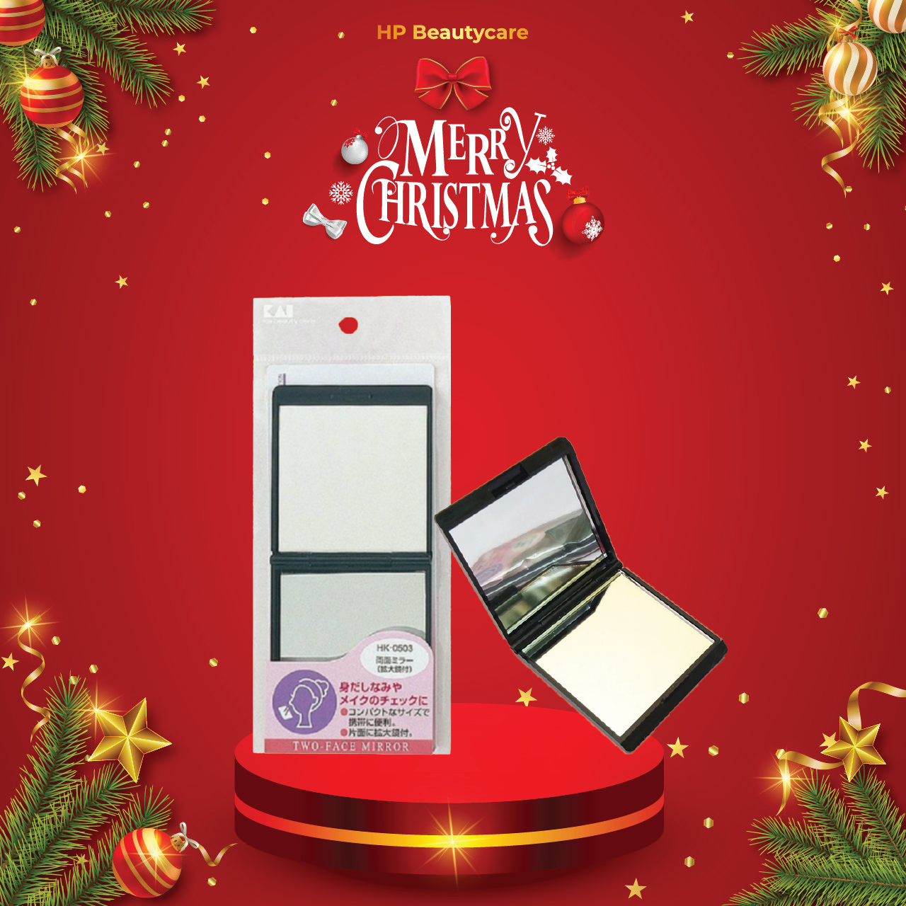 Gương Trang Điểm Gấp Gọn Kai HK0503