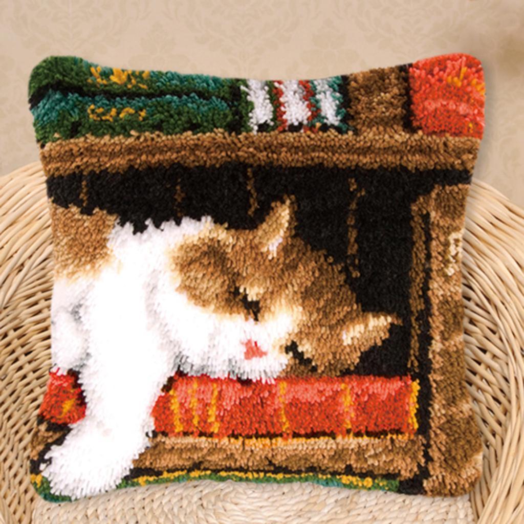 Hook Kit with Basic Tool Pillow Case Making Home Ornament