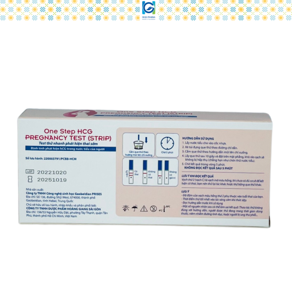 Que thử thai ONE STEP HCG PREGNANCY TEST (Hộp 1 que)