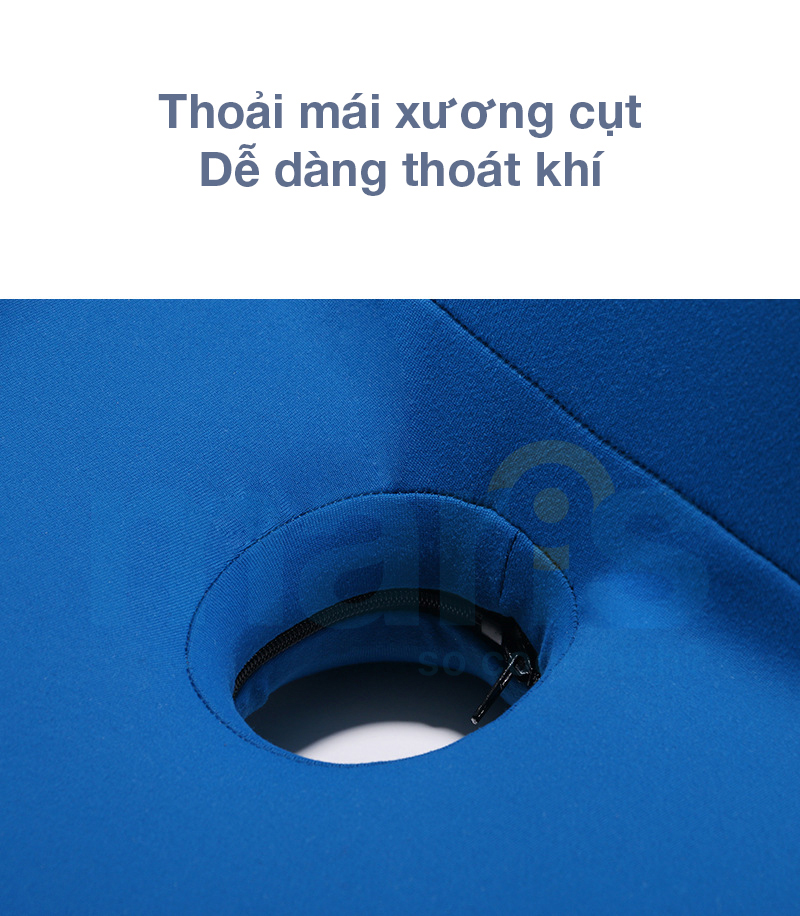 Đệm Gối Tựa Lưng &amp; Lót Ngồi Văn Phòng Maris MR-601 Chống Trĩ, Bảo Vệ Cột Sống, Định Hình Dáng Ngồi