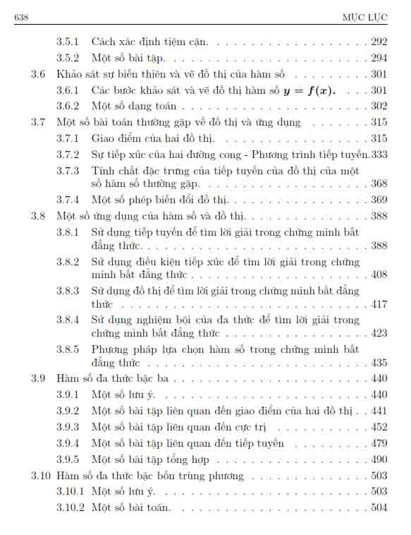 Chuyên Đề Bám Sát Đề Thi Trung Học Phổ Thông Quốc Gia Hàm Số, Đồ Thị Và Ứng Dụng - KV