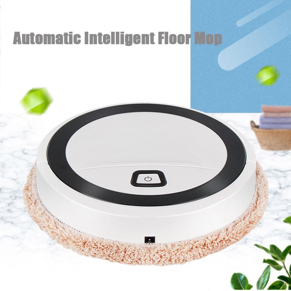 Robot lau sàn mini đa chức năng thông minh di động, tự động, sạc USB