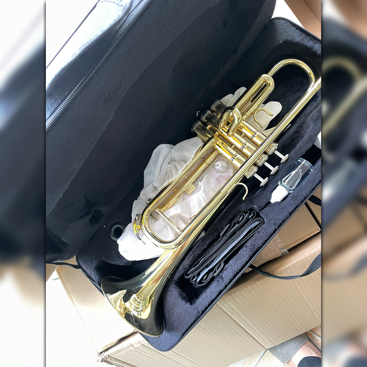 Kèn Trumpet Mới Đầy Đủ Phụ Kiện Giá Tốt