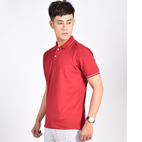Áo Polo Novelty đỏ đô NATMMDNPSR181219N