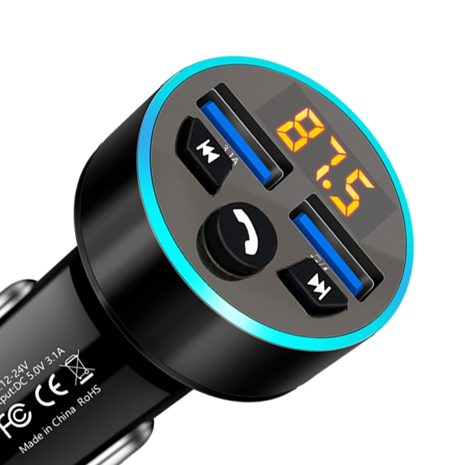 Car Charger Aluminum Alloy Portable Mini  Power for MP3 MP4 Cameras Car