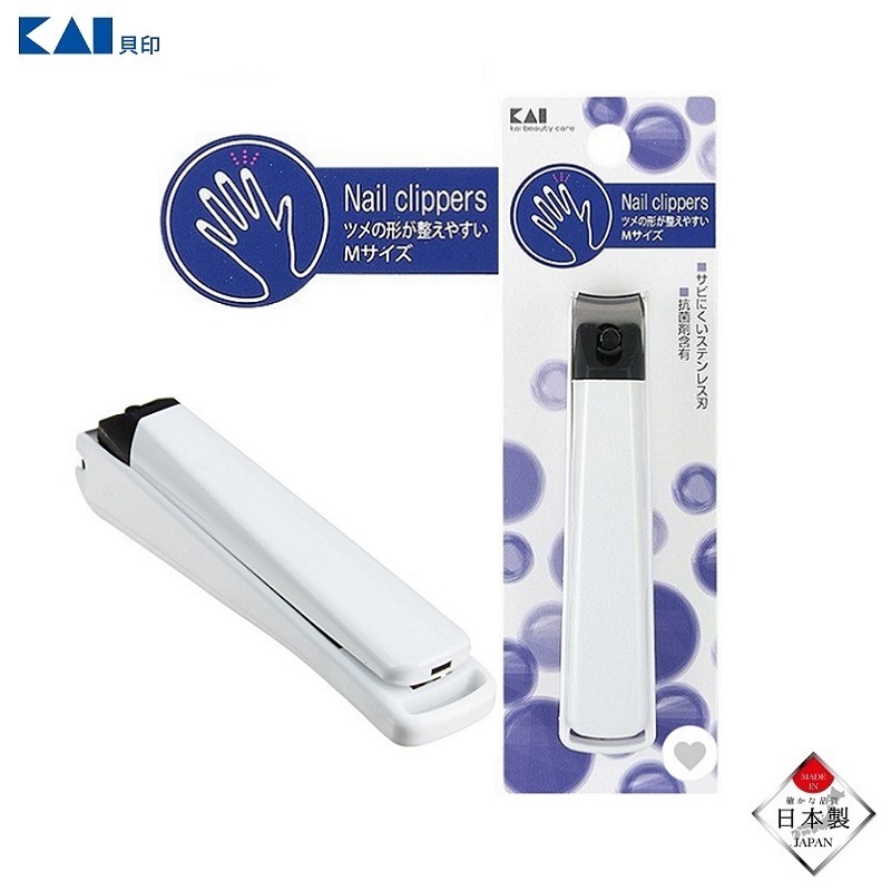 Combo 02 chiếc bấm móng tay cao cấp Kai Nail Clipper size M hàng Made in Japan