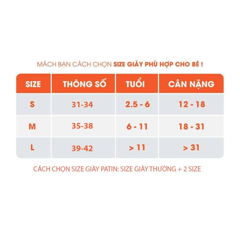 Giày patin trẻ em, 8 bánh phát sáng, Giày Trượt Patin Centosy T-rex chính hãng