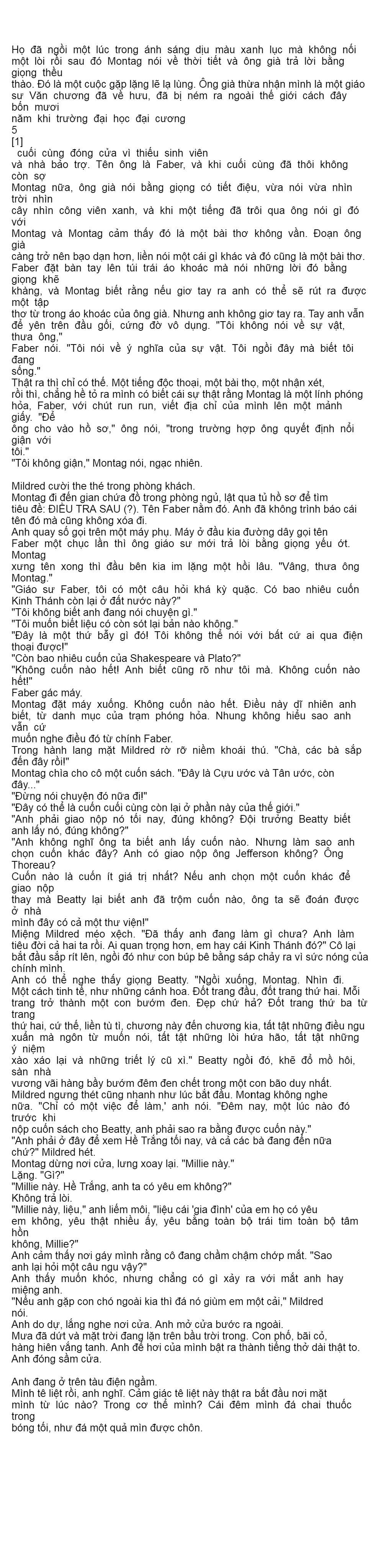 451 Độ F (Truyện Chữ) Chapter 21 - Trang 2