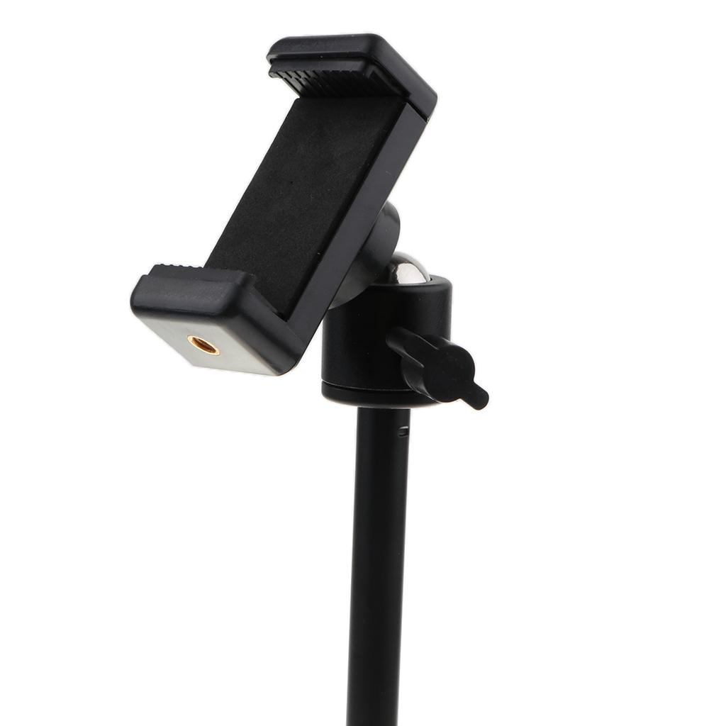 Two-position Bracket 360° Rotation Monopod Mount 11.5x11.5x1.5 cm for Phone