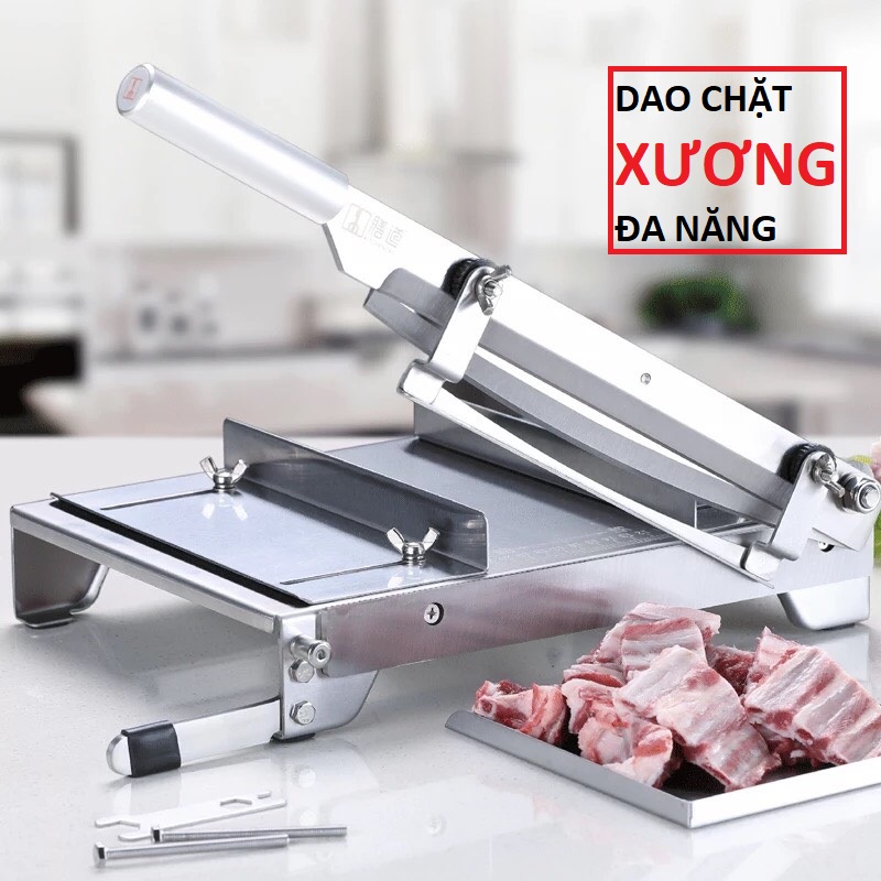 Dao chặt gà, chặt xương, thái thịt đông lạnh đa năng cao cấp Nhập Khẩu Chính Hãng Bản đặc biệt 4.2 Kg. Kích thước 25x35x8 Cm