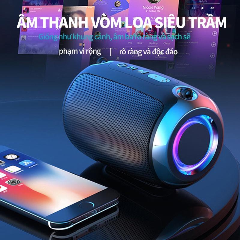 Loa Bluetooth Bass Mạnh S1 Hỗ Trợ Thẻ Nhớ, USB- Loa Không Dây Nhỏ Gọn Âm