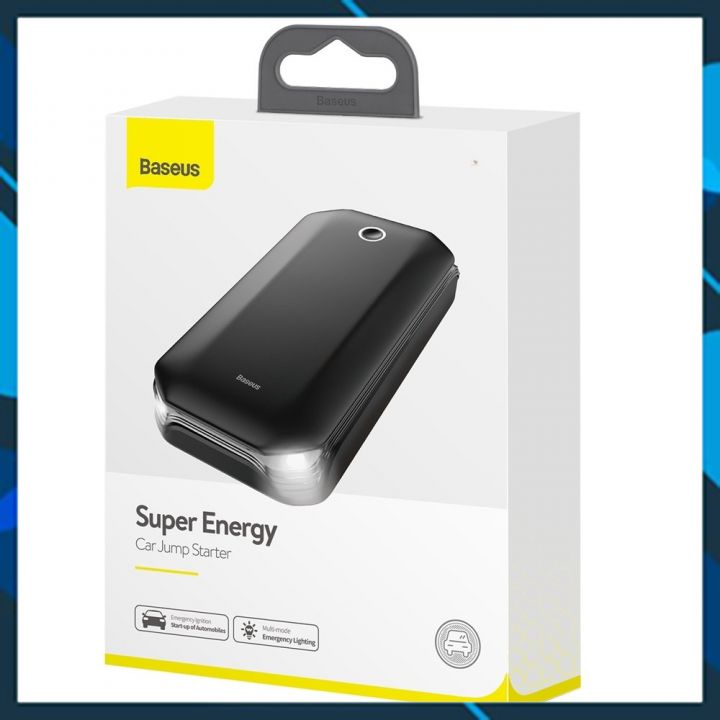 Bộ kích nguồn dùng cho xe ô tô Baseus Super Energy Car Jump Starter(8000mAh, 5V/2.4A Power Bank, Car Battery Booster12V)
