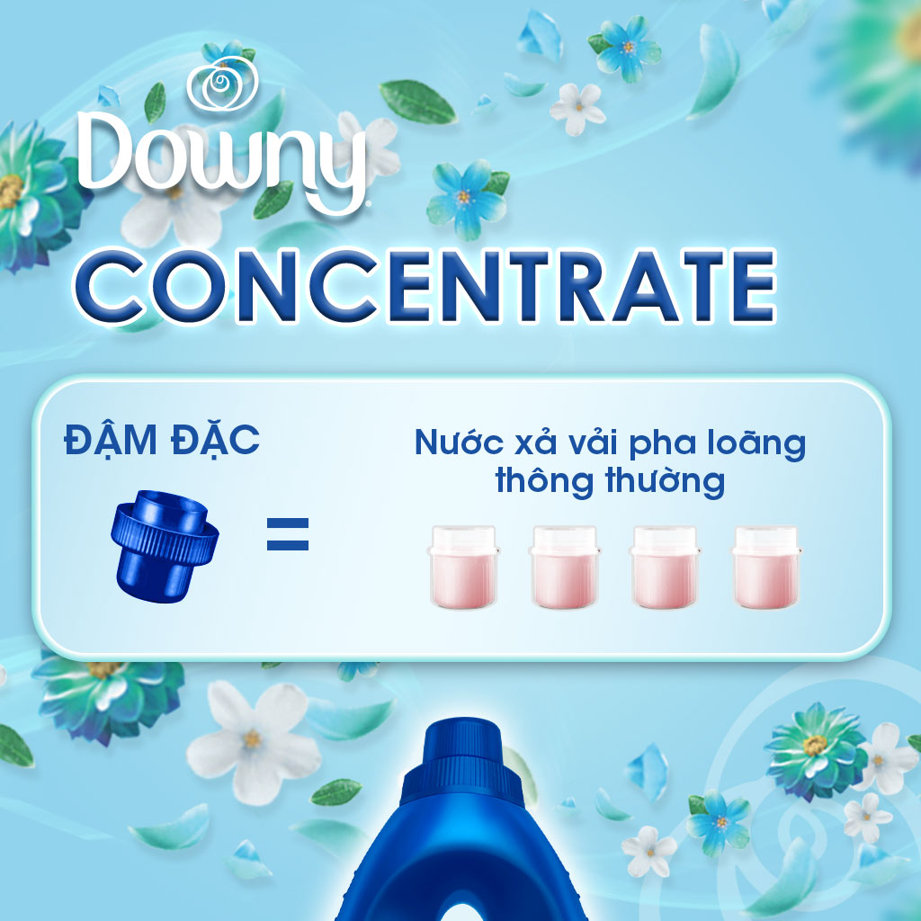 Nước Xả vải DOWNY Hương Nước Nắng Mai Chai 4L