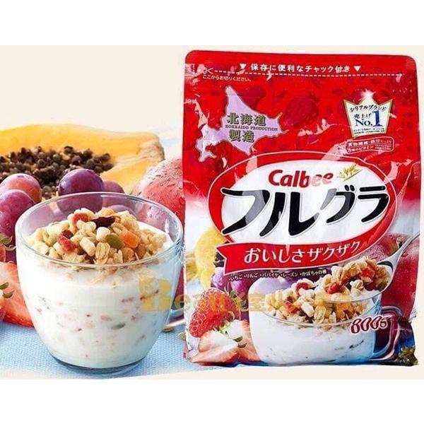 Ngũ cốc Sấy Khô Calbee 750g Nhật Bản, Ăn Kiêng Giảm Cân Ăn sáng