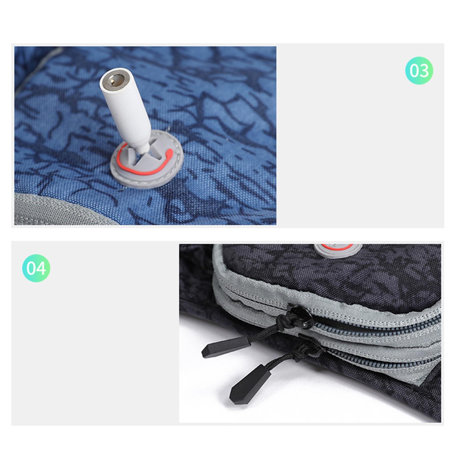 Running Belt Fanny Pack, Adjustable Running Waist Pack Bag with Water Bottle Holder, Unisex Sport Pouch Belt for Fitness Jogging Hiking Travel