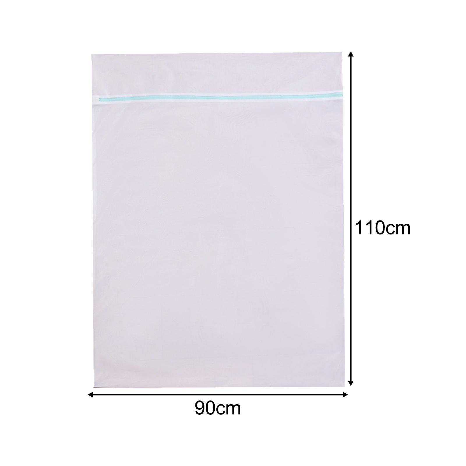 Zippered Garment Washing Net Mesh Laundry Bag Durable Extra Large Heavy Duty for Washing Machine Delicates Mesh Wash Bag for Curtain Bedding