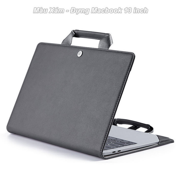 Túi Xách Dạng Ốp Đựng Laptop Leather Fabric Cover - Home and Garden