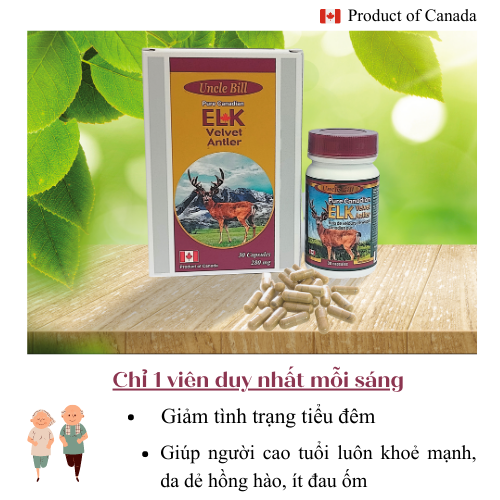 Nhung Hươu Uncle Bill Pure Canadian Elk Hộp 30 Viên, Nhập Khẩu Canada, Từ 75 Phần Nhung Tươi Yên Ngựa Của Loài Hươu Đỏ Sừng Tấm (Cervus Elaphus Canadensis) Mới Tạo Ra 1 Phần Nhung Hươu Tinh Chất, Món Quà Sức Khoẻ 